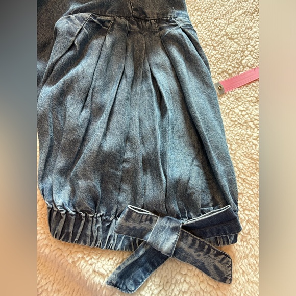 Lauren Conrad Wrap lightweight chambray ruffle dress. Size XXL - Picture 7 of 9